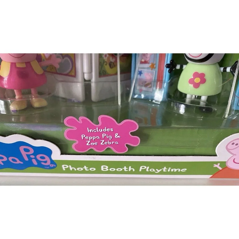 Peppa Pig Photo Booth Playtime Playset Peppa Pig & Zoe Zebra‎ NEW Sealed